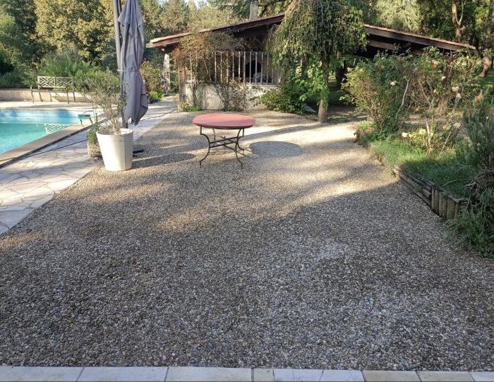 Photo du terrain après les travaux de terrassement