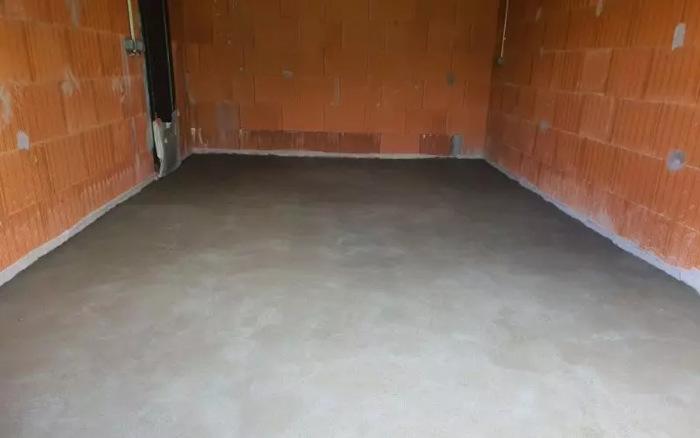 Photo de la chape terminée