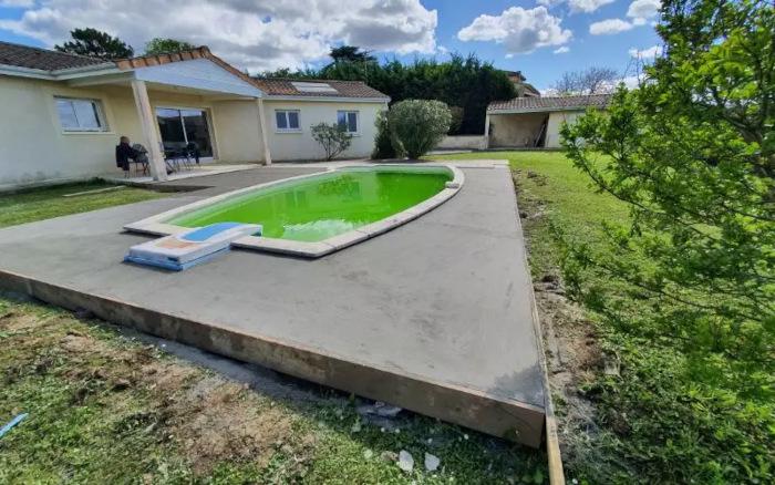 Photo du chantier pendant la réalisation